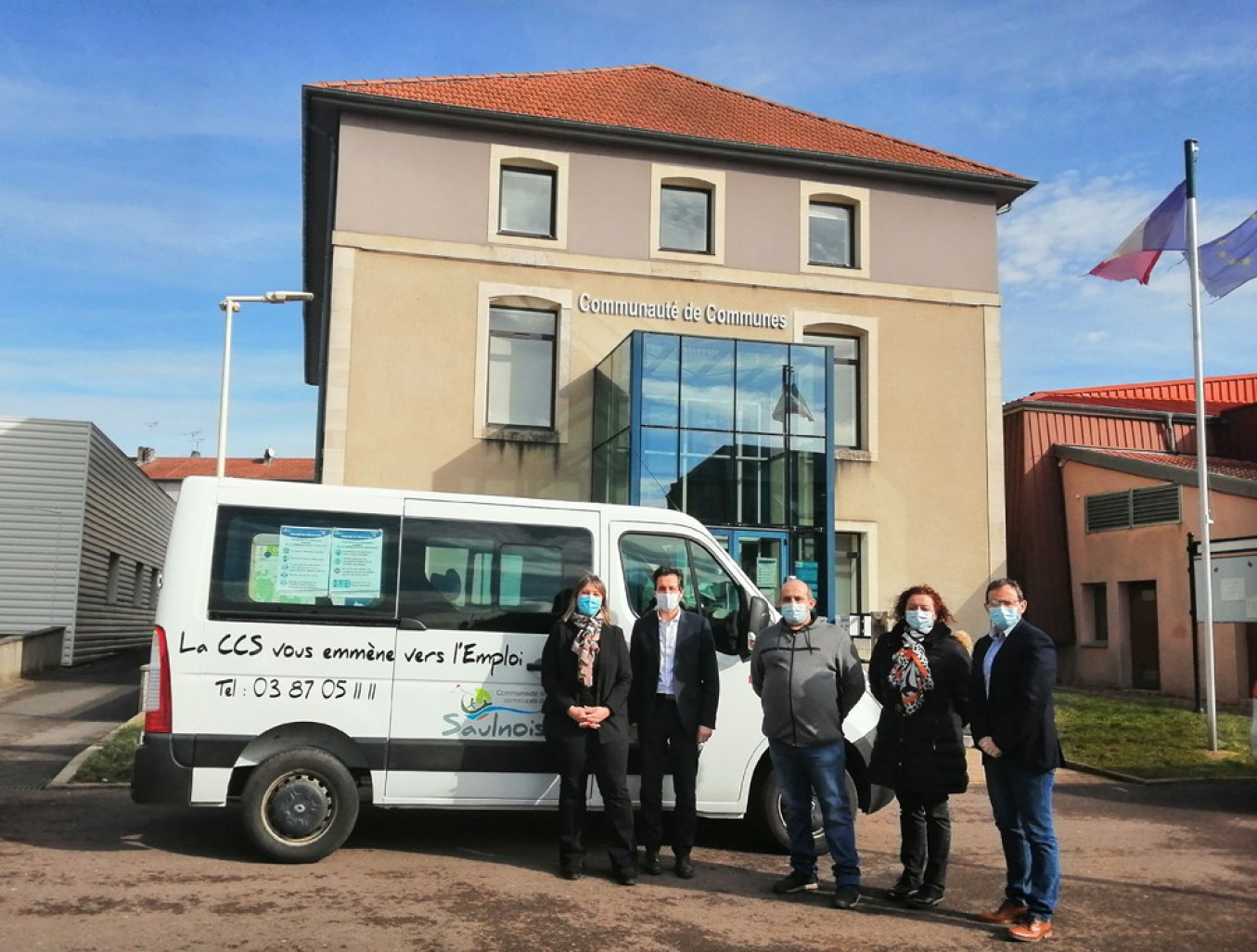 Le minibus de l'emploi guidé par un travail partenarial des acteurs socio-économiques du territoire. (CCS).