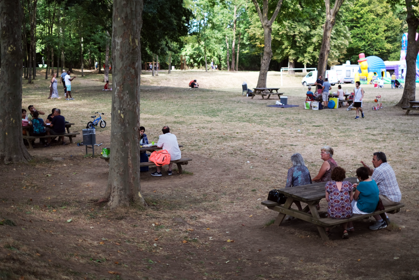 Le complexe-parc de Bétange, lieu incontournable de la vie florangeoise. (c) Mairie de Florange.