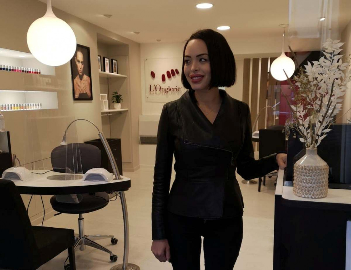 Laëtitia Waeles, la dirigeante de L’Onglerie - Metz.