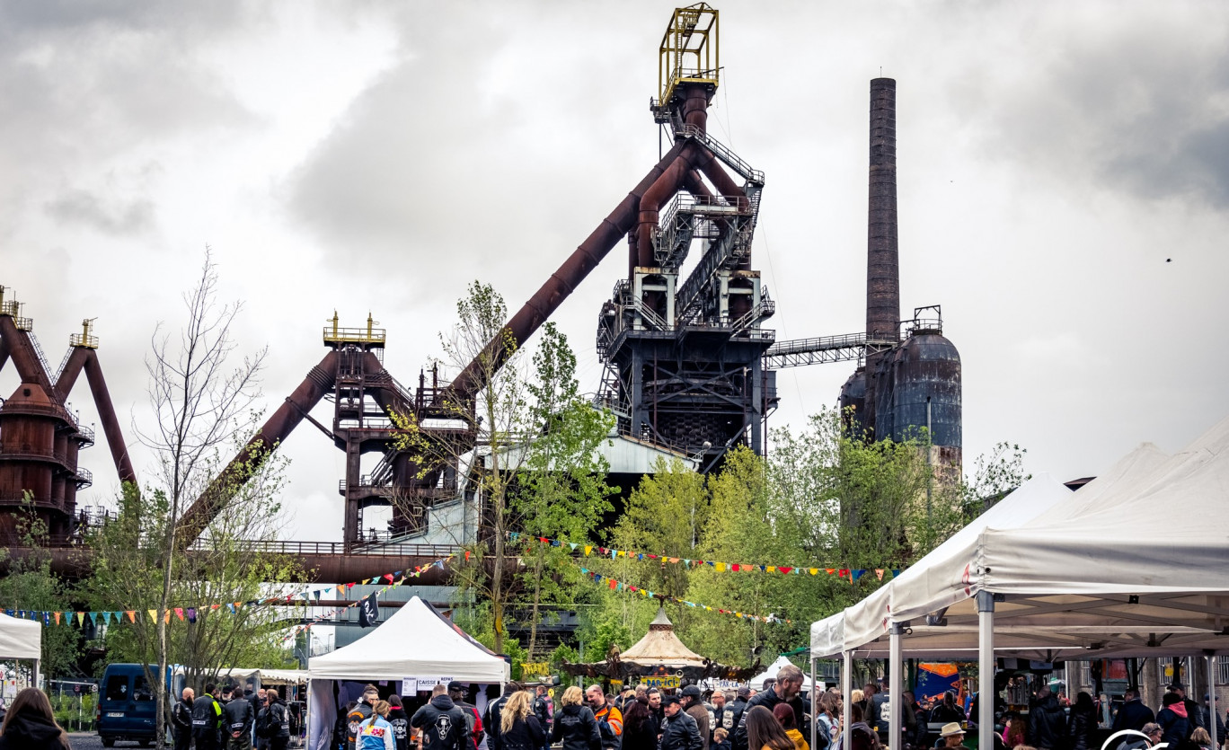 Le Parc du haut-fourneau U4 à Uckange reste un site essentiel de la mémoire industrielle de la région. (c) CAVF.