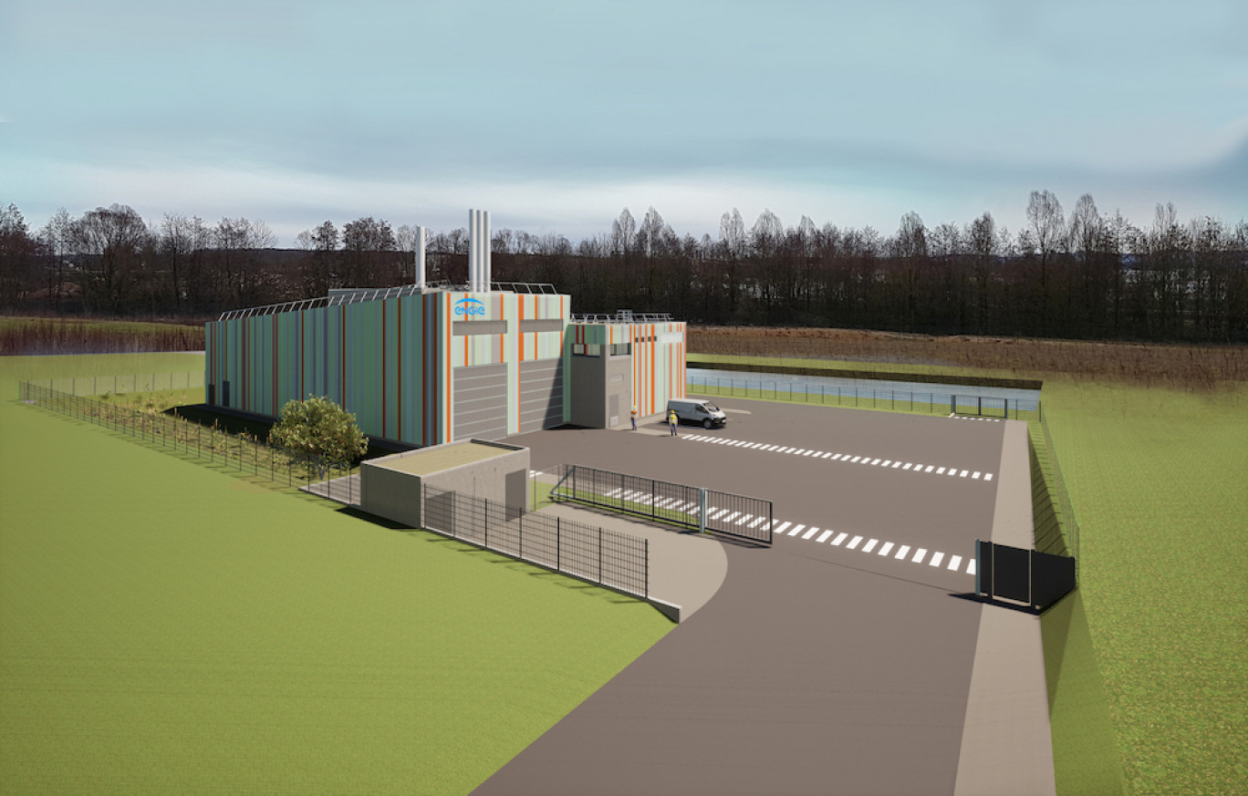 La future chaufferie biomasse de Sarrebourg. (c) : PM Architectes.