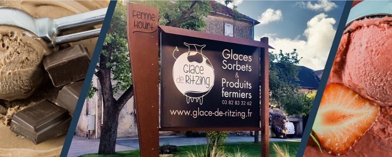 Les glaces Ritzing font plaisir à de nombreux clients locaux. 