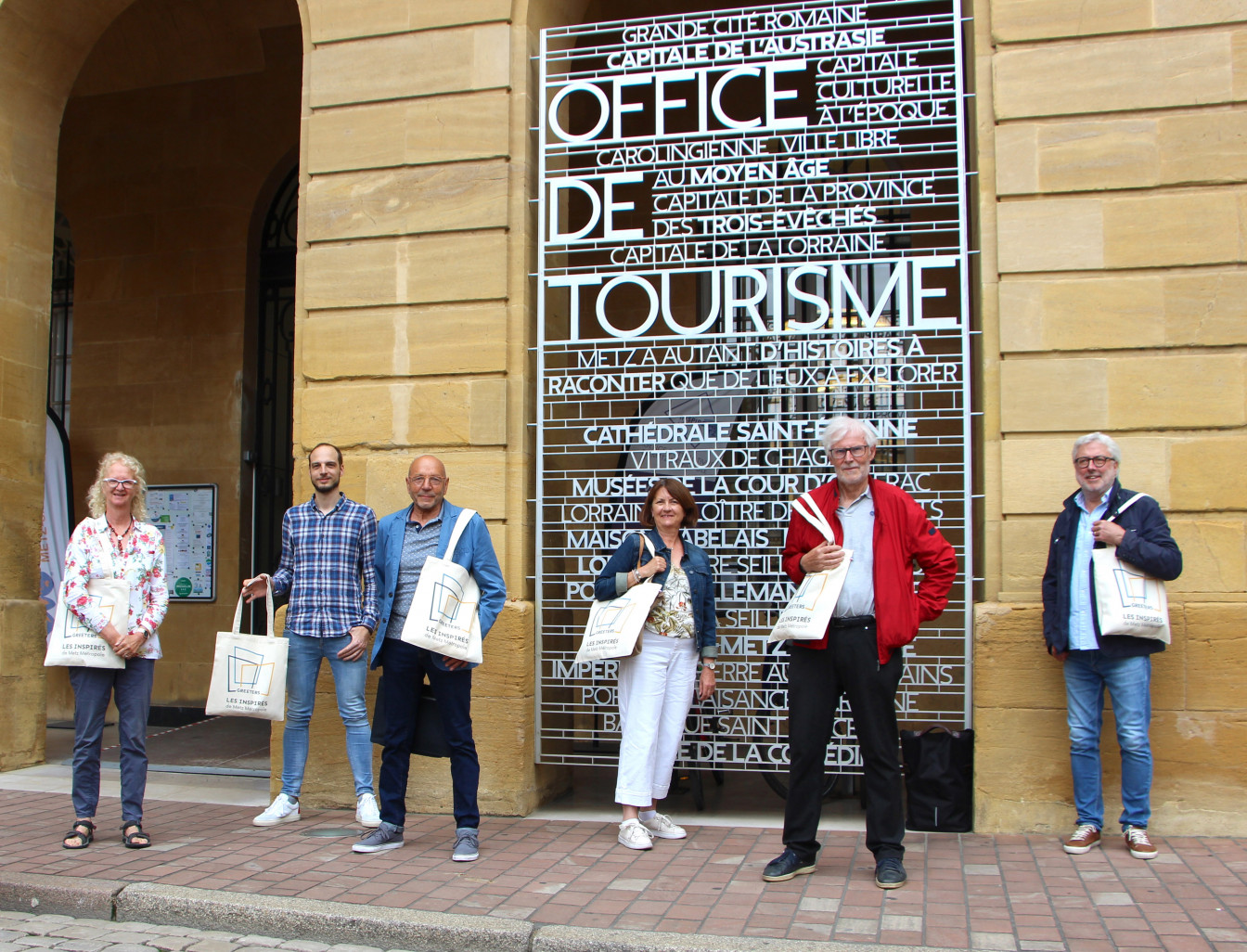 Les Greeters messins, sourires et bonnes idées de promenades en bandoulière. (c) Inspire Metz. 