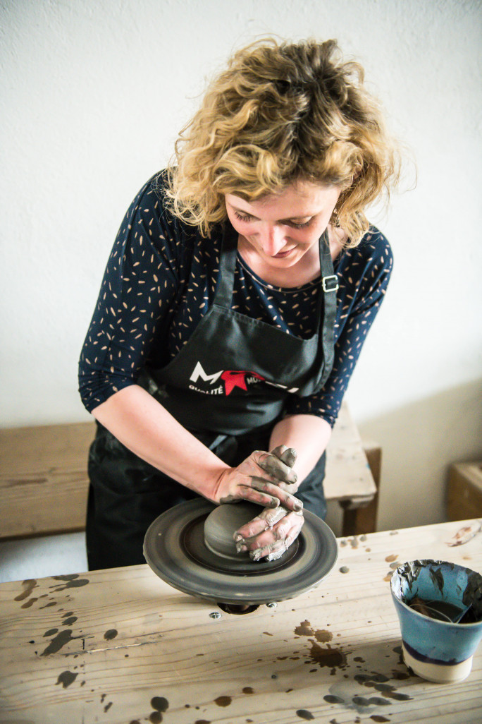 Virginie Marek, la céramique est sa passion.
