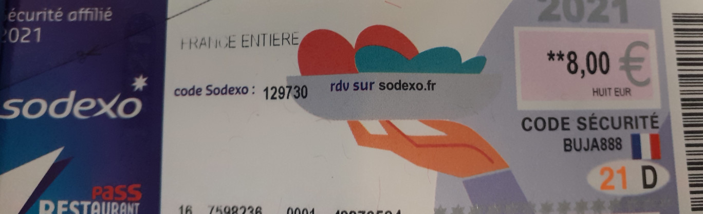 Le plafond à 38 € des tickets restaurants est prolongé