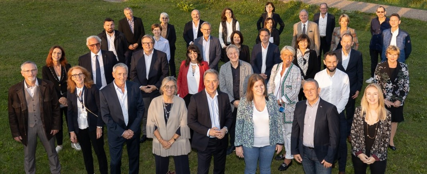 La liste menée par Fabrice Genter a fait carton plein lors de ces élections consulaires. (c) DR.