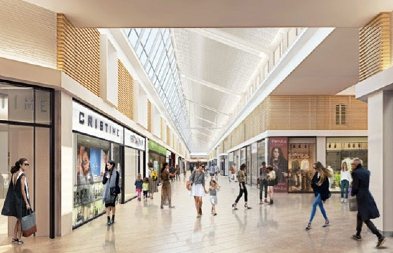 © : Cabinet Juxta Architecture. La nouvelle verrière du centre commercial Aushopping de Sémécourt sera achevée en octobre prochain.