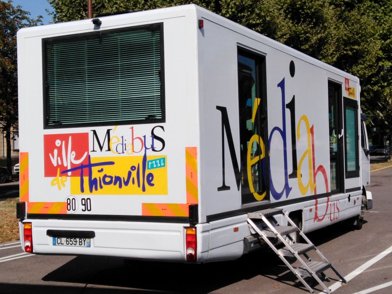 Le Médiabus thionvillois, passeur de culture. © : Ville de Thionville.