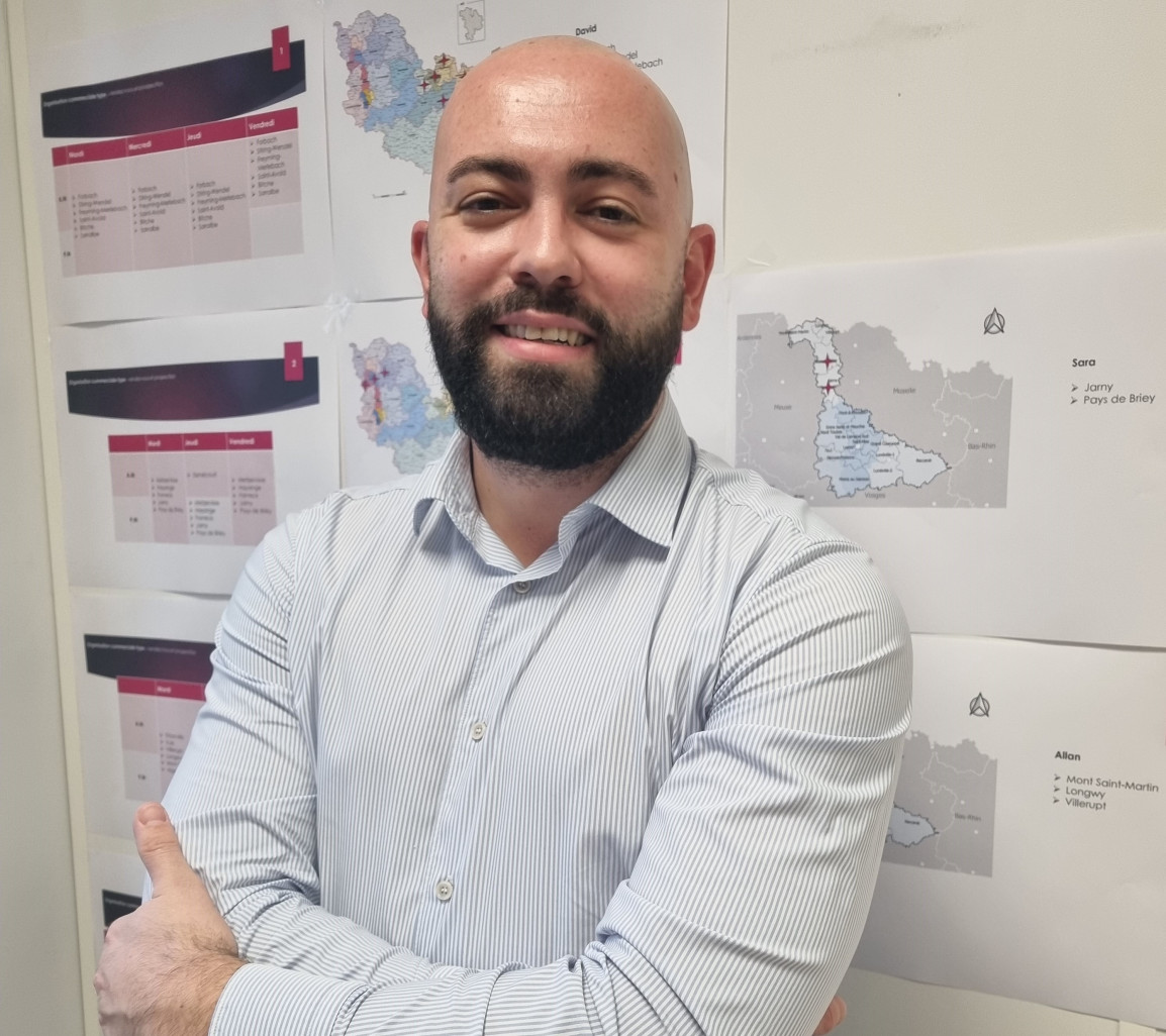 Diego Gallo, responsable de l'agence Moselle et chef des ventes de la société LC2i.