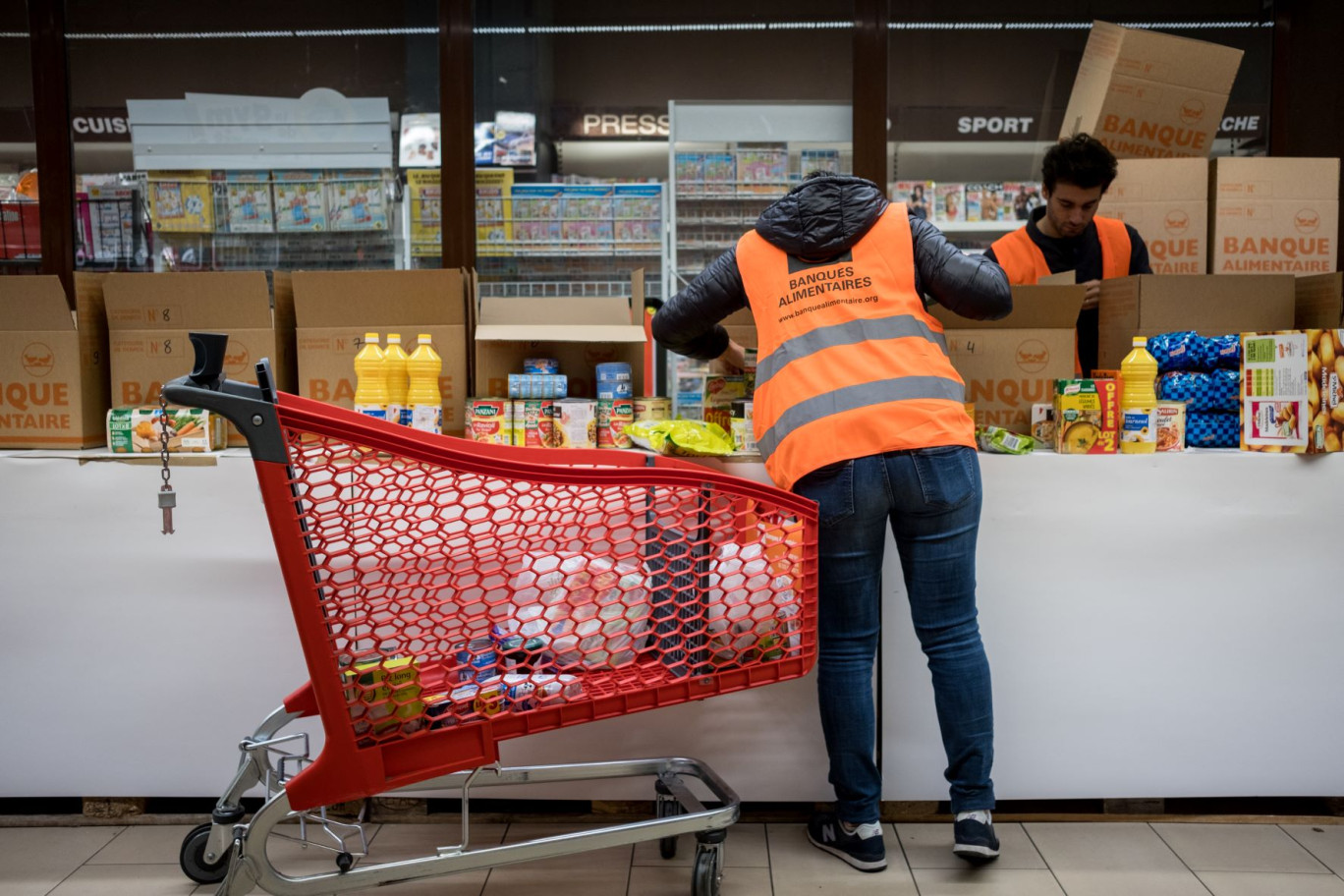 Le partenariat entre Amazon et le réseau des Banques Alimentaires a été initié en 2016. © : Léonor Lumineau.