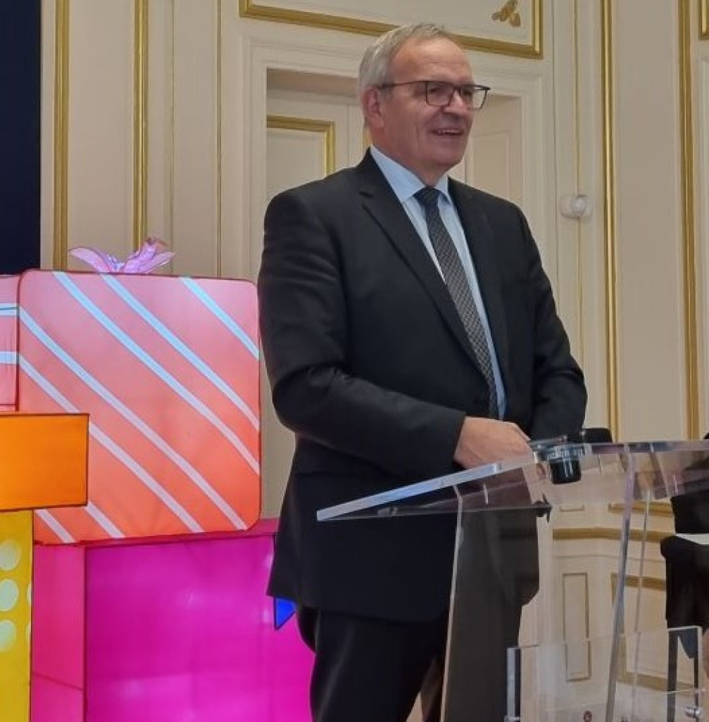 Le président du département de la Moselle, Patrick Weiten, a présenté les Noëls de Moselle.