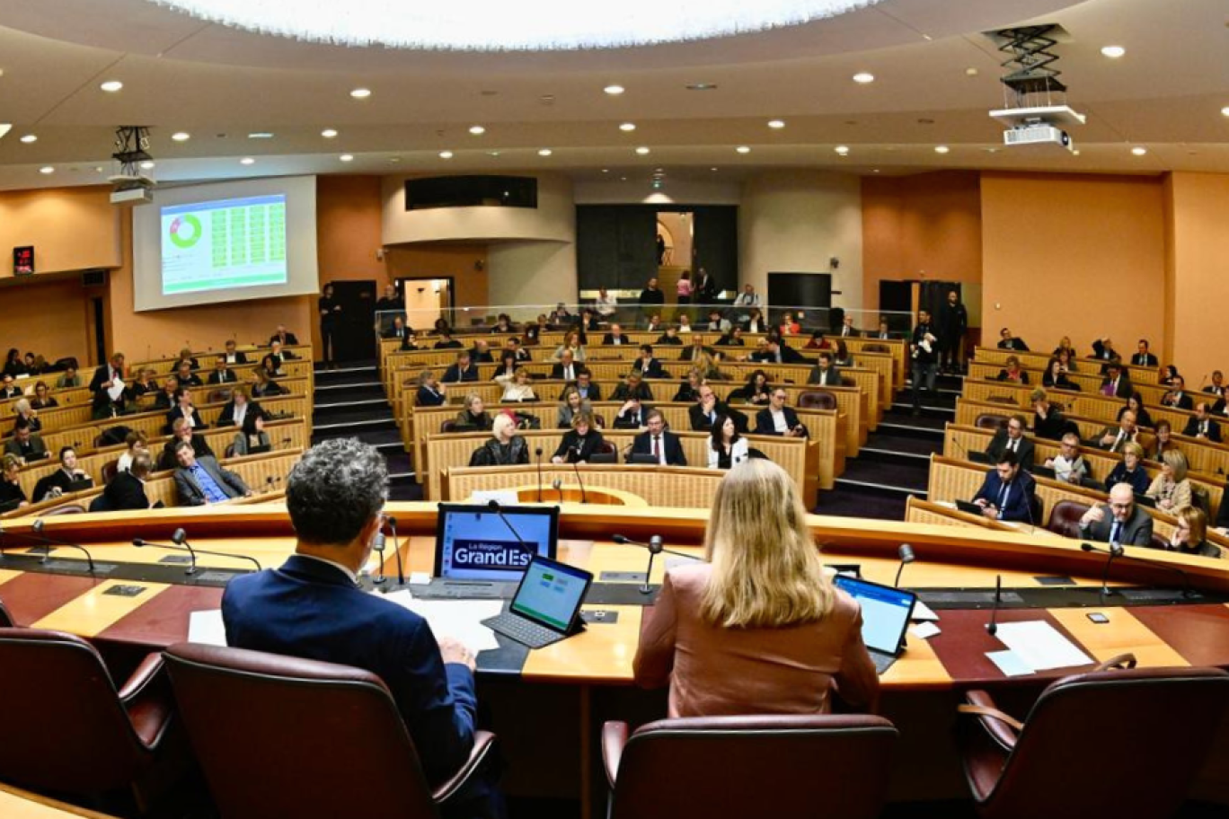Le nouvel exécutif régional est élu pour un mandat de six ans. © Région Grand Est.