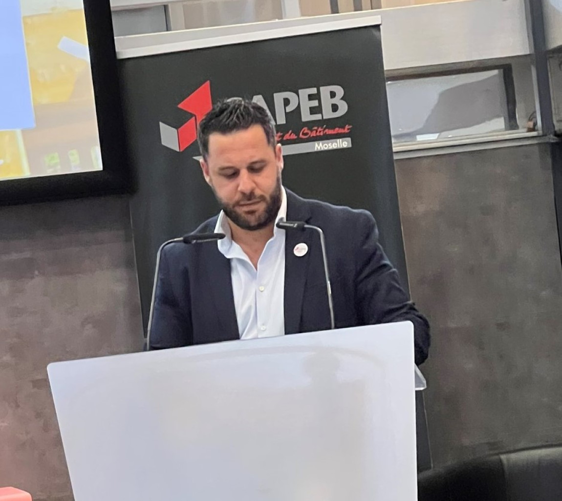 Le président de la Capeb 57, Émilien Gangemi, entend faire de 2023 une année dynamique, malgré la conjoncture actuelle. © Capeb 57.