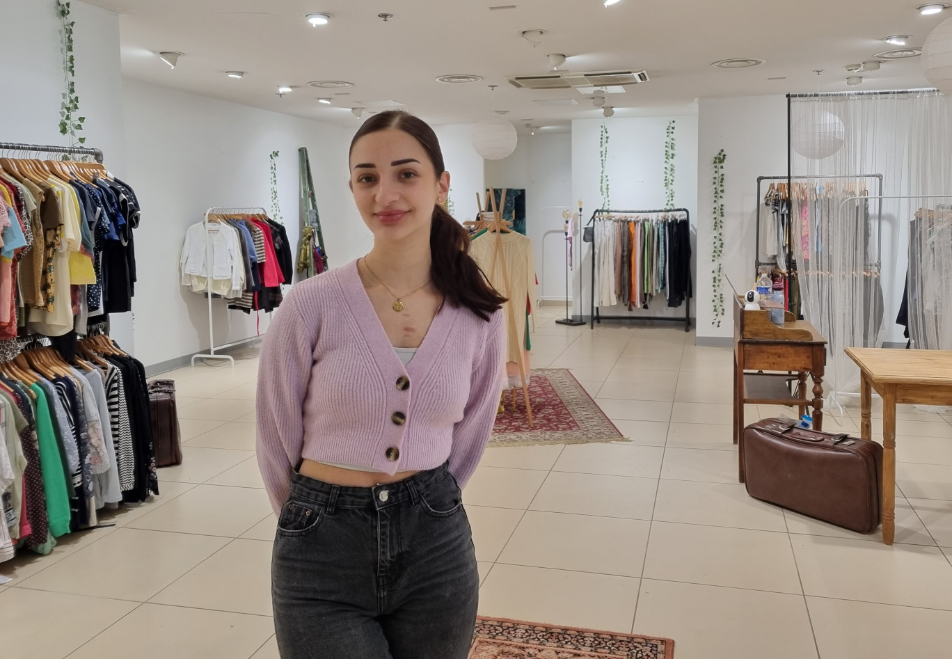 Mélinda, en alternance, travaille depuis septembre dernier au sein de la boutique Elanavriin.