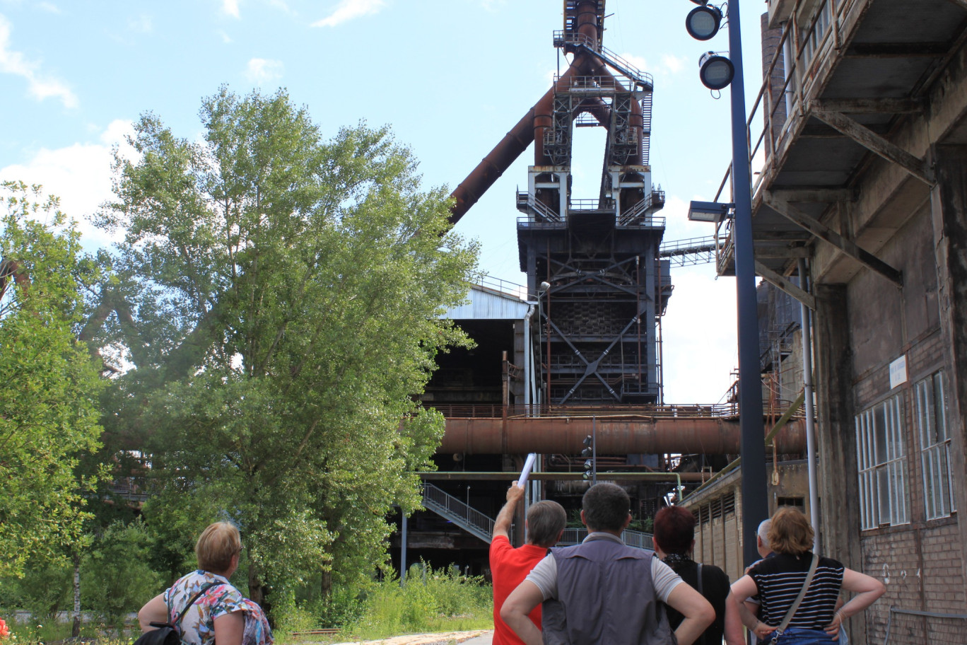 Une friche industrielle où la nature reprend peu à peu ses droits. © CAVF.