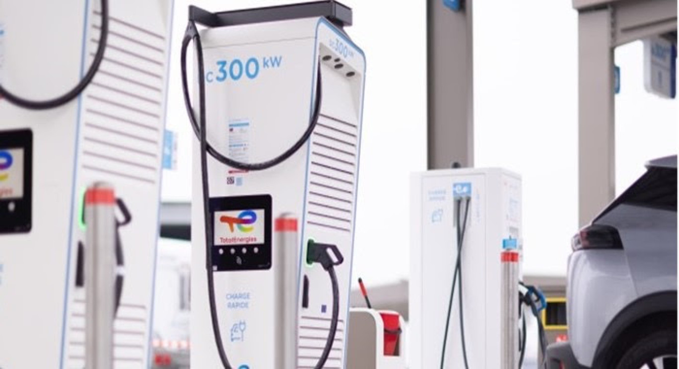 Metz a désormais sur son territoire la première station 100 % électrique de la région Grand Est. © TotalEnergies.