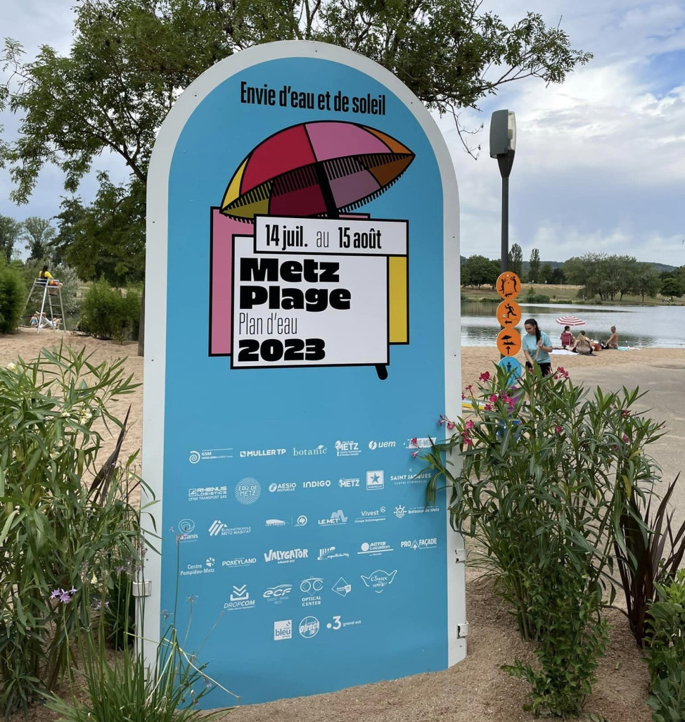 C'est parti pour Metz Plage 2023. © Ville de Metz.