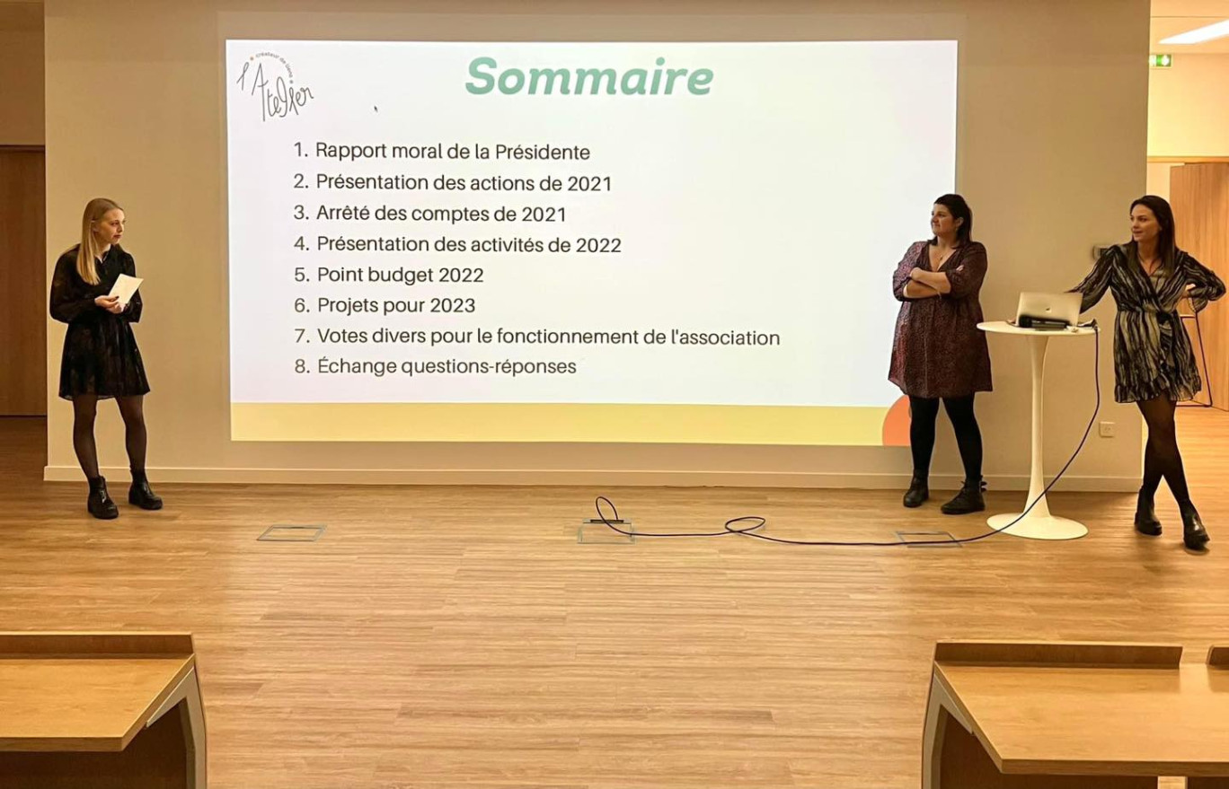 Lors de la récente assemblée générale d'Atelier 17.91. © Atelier 17.91.