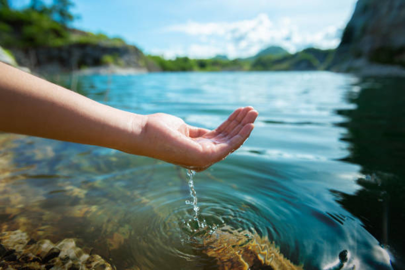 L'eau, bien commun si précieux et pas inépuisable. 