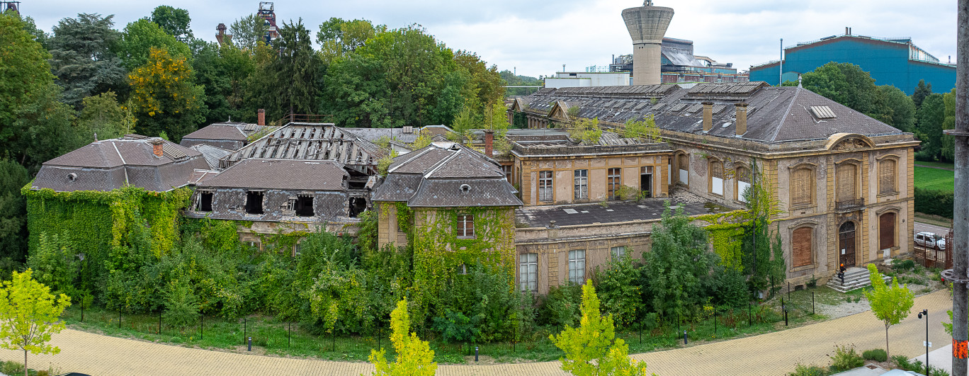 Patrimoine de l'histoire industrielle du Val de Fensch, le bâtiment va être réhabilité en domaine immobilier. © Communication CAVF.