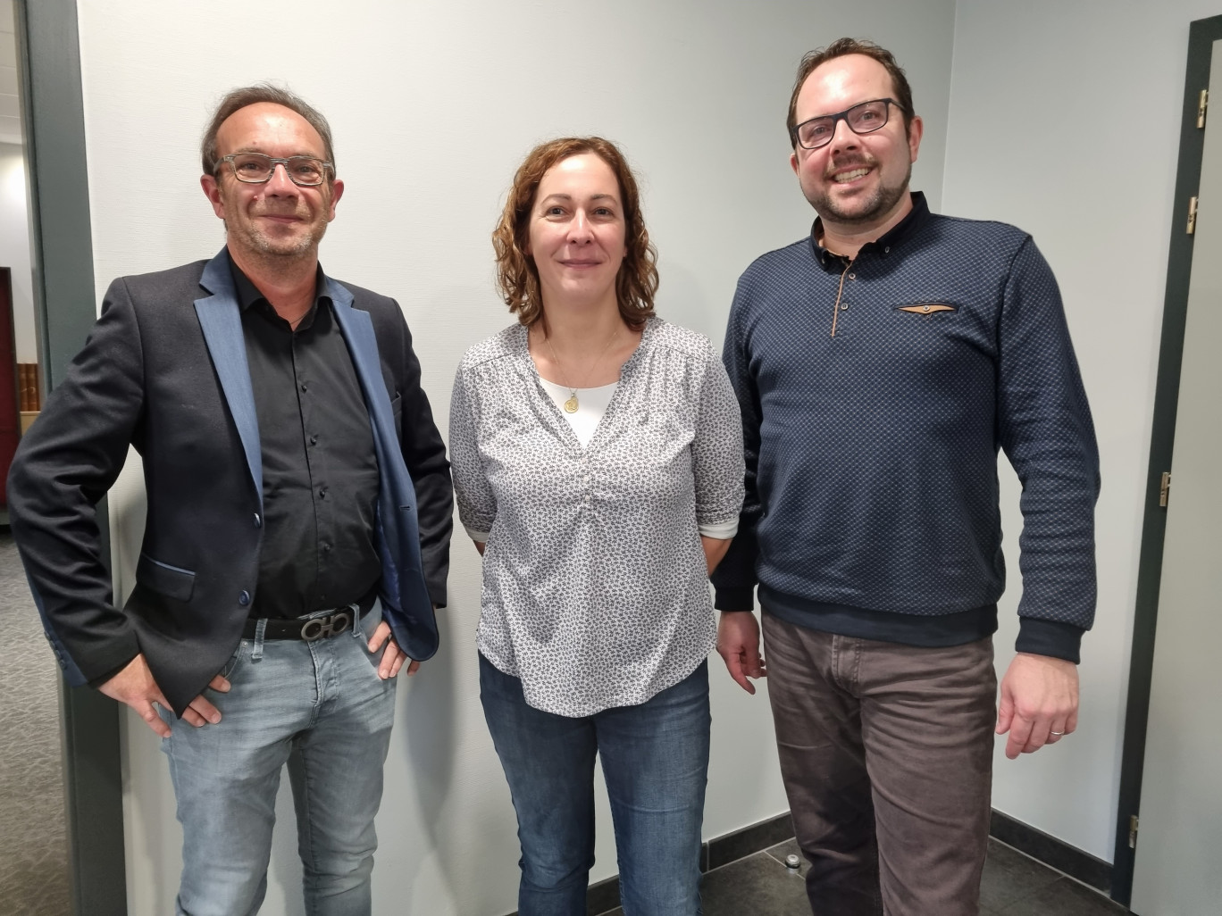 Laurent Bridey, associé Yzico, Gwenaelle Draux, associée Yzico, et Frédéric Tritz, expert-comptable.