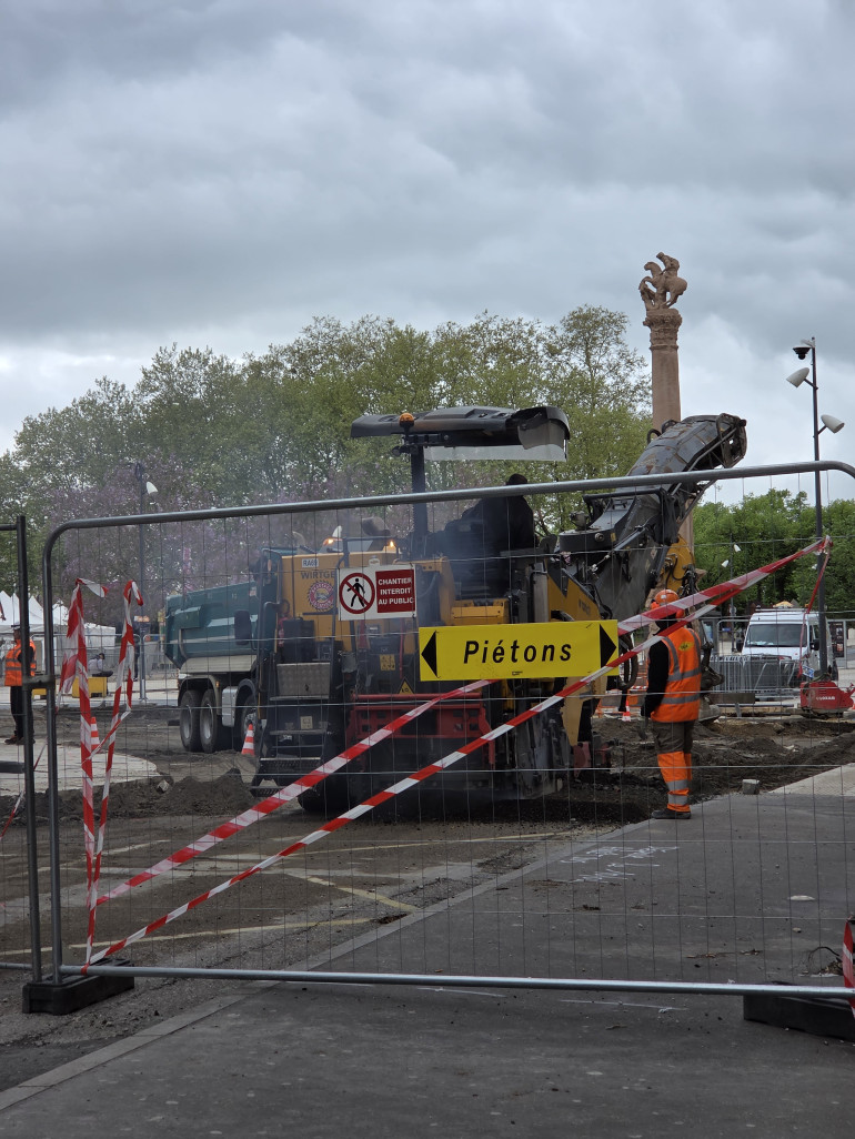 Inauguration des travaux de la réhabilitation de la rue du Coëtlosquet à Metz