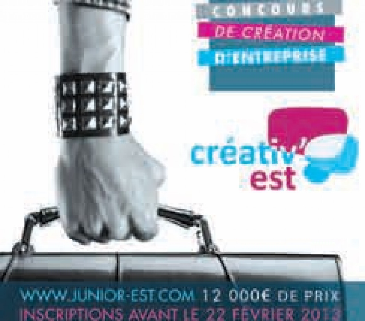 L’édition 2013 du concours Creativ’Est des Juniors Entreprises de l’Est vient d’être lancée. Date limite du dépôt des dossiers : le 20 février 2013 sur le www.creativ-est.fr.