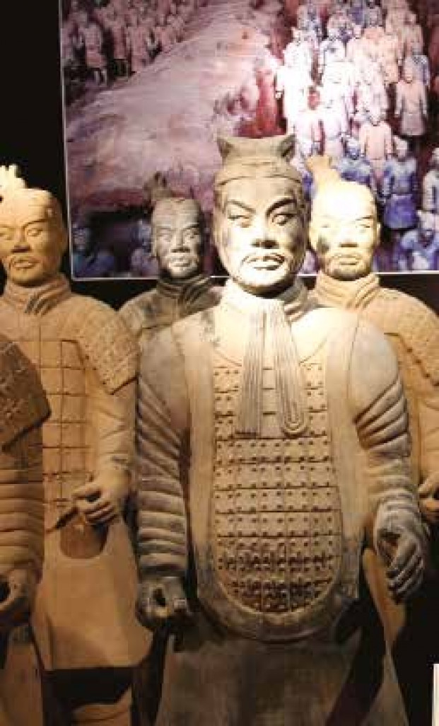 L’armée de terre de l’empereur Qin Shi Huangdi a veillé sur le visiteur de la 79ème édition de la Foire internationale de Metz parti à la découverte de la «Route de la Soie», thème générique et enivrant de l’édition 2014 de la manifestation messine.