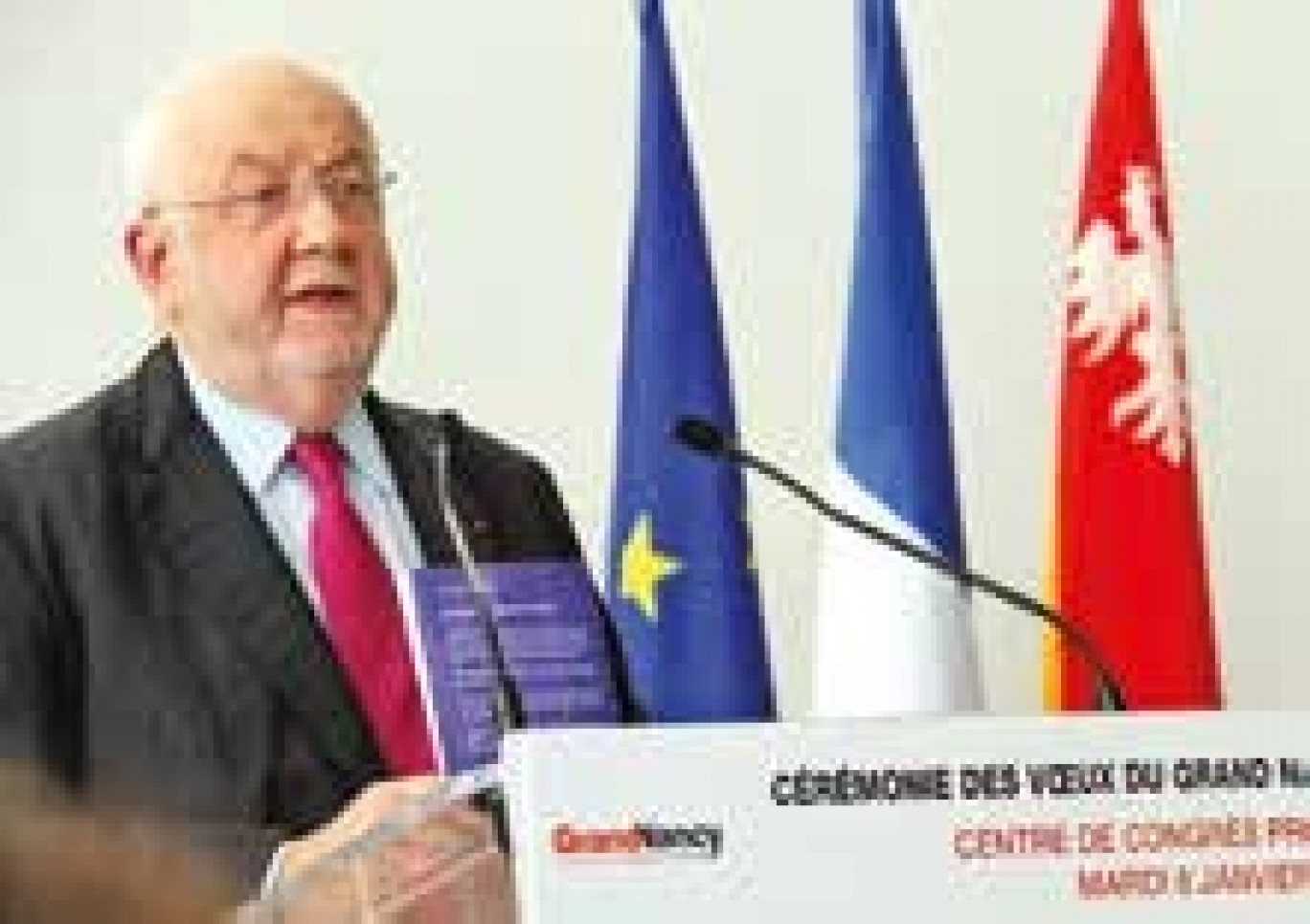 «Au niveau territorial, il faut des capteurs forts et surtout une méthode», assure André Rossinot à l’occasion des vœux du Grand Nancy.