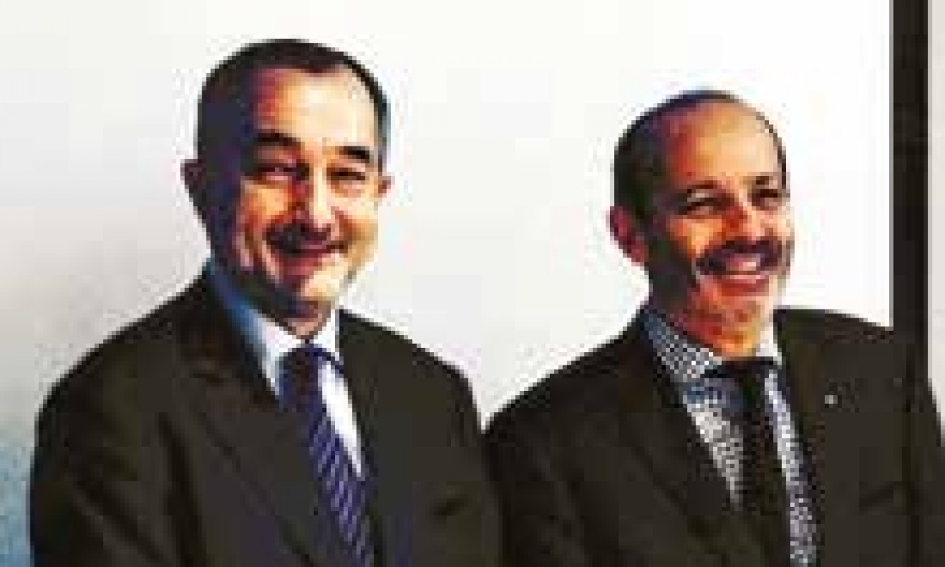 Lionel Guérin, pdg de Hop et David Pouyanne, président de Réseau Entreprendre.