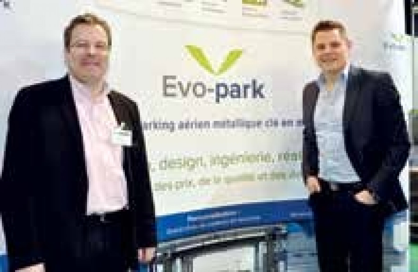 Nancy Construction a présenté sa nouvelle marque Evo-Park sur le dernier salon Urbest à Metz.