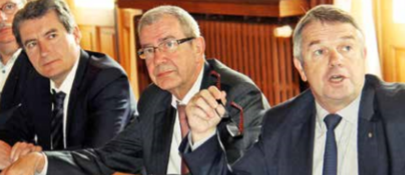 «La CCIT Lorraine est en ordre de marche», assure Paul Arker (au centre), le président de la CCI Lorraine.