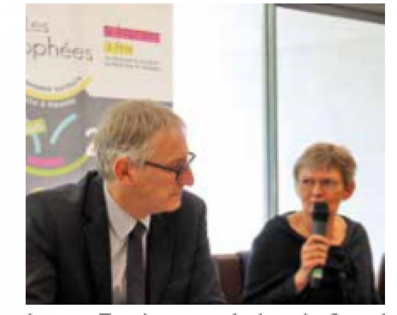 Laurent Trogrlic, vice-président du Conseil général 54 et Catherine Zuber viceprésident du Conseil régional ont lancé les Trophées 2016 de l’Économie sociale.