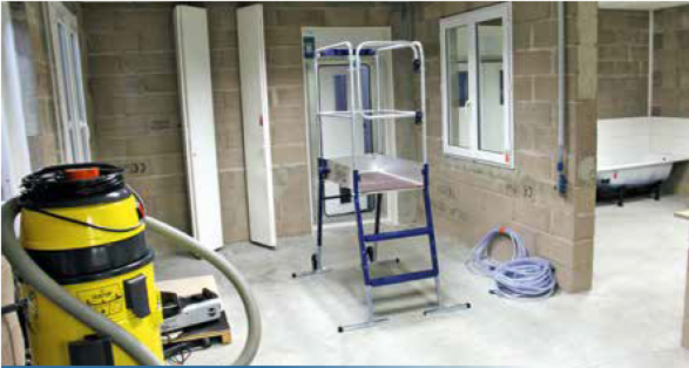 Sur son site de Toul, Amiante & Co a reproduit les conditions réelles de chantier afin d’assurer une formation optimale.