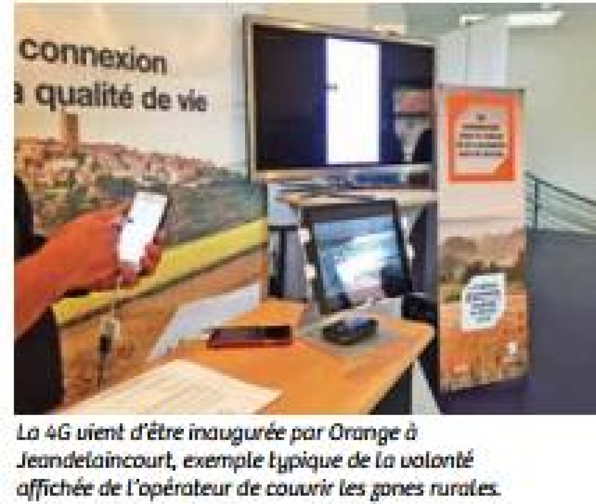 Orange : la 4G en zone rurale
