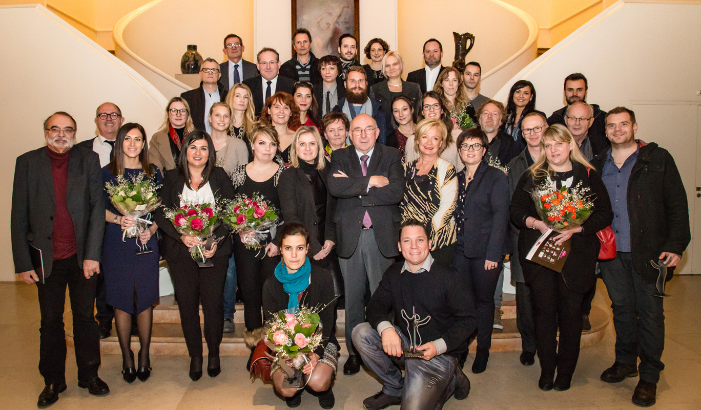 Crédit : Sublimanie
Les lauréats du cru 2017 du Concours Trajectoires viennent de recevoir leurs trophées, le 13 décembre au musée des Beaux-Arts de Nancy. 