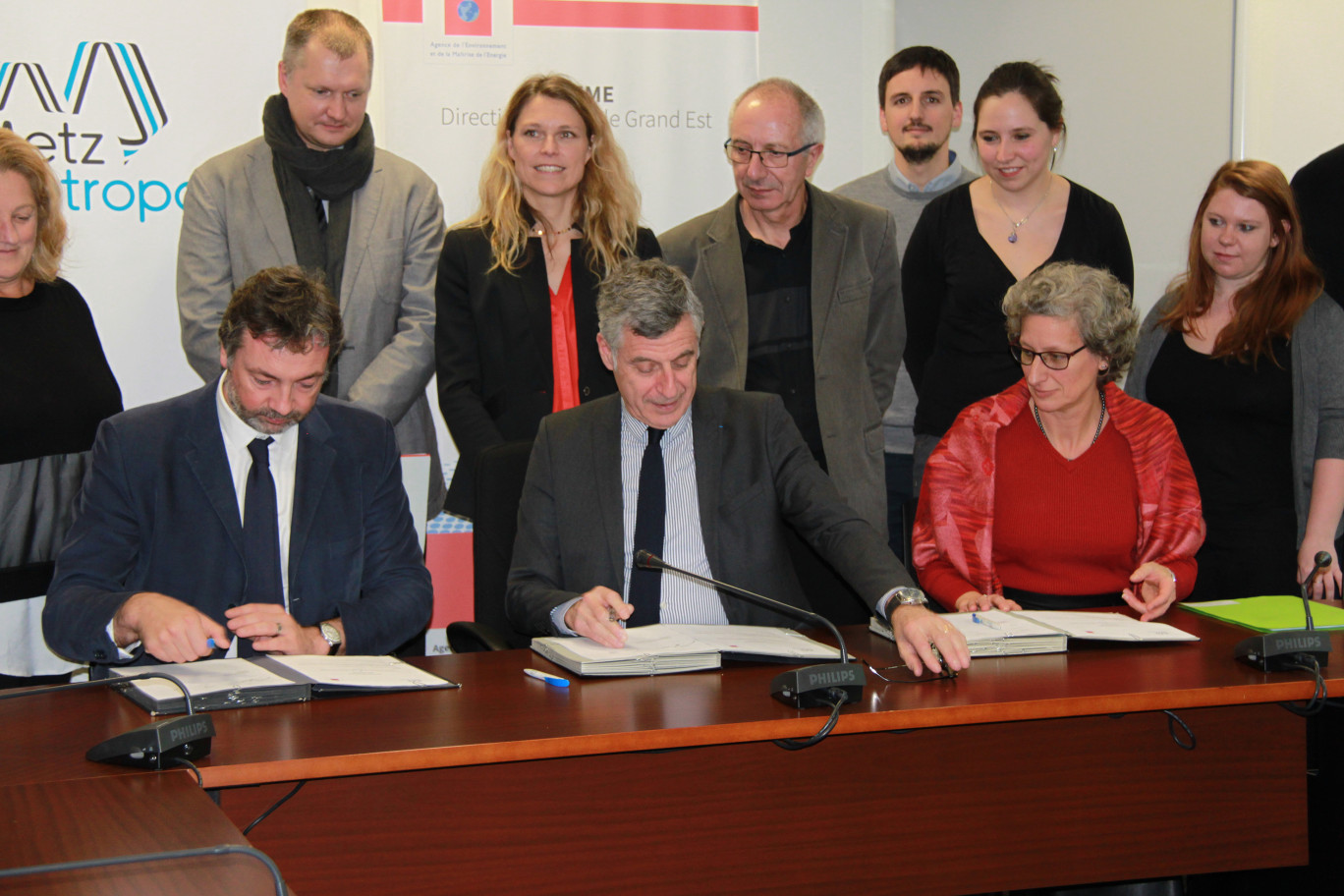 Metz Métropole signe un pacte pour la transition énergétique avec l’ADEME.