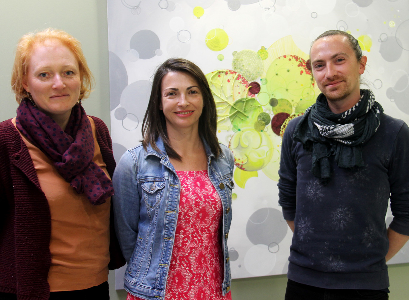 Nadine Stoeltzlen, Stéphanie Boulée et David Heidelberger, le trio fondateur du collectif Soun.