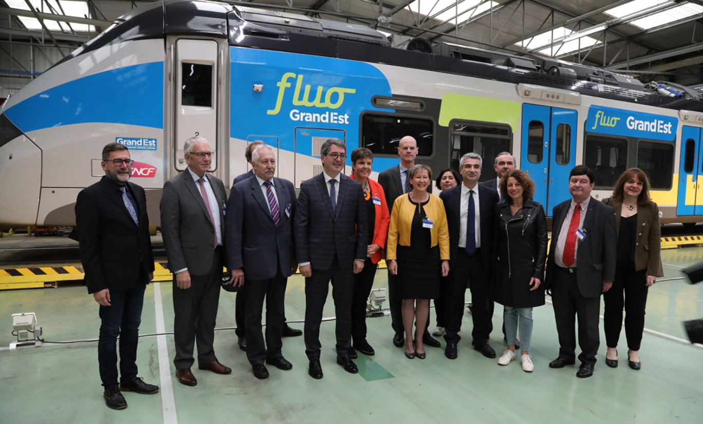 ©Bodez_Région_Grand_Est.
La région Grand Est et trois länder allemands viennent de passer la plus importante commande européenne de trains transfrontaliers au groupe Alstom. 

