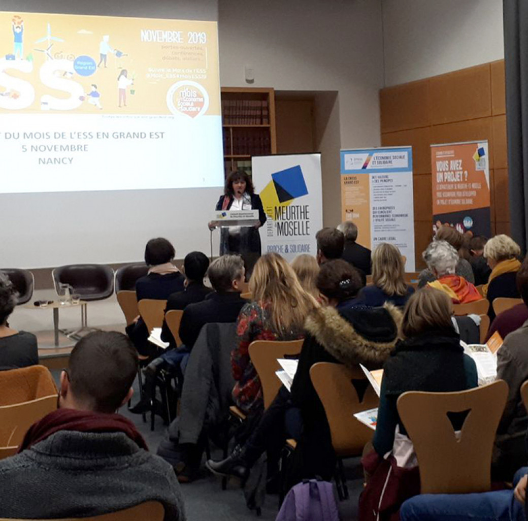 Le Mois de l’ESS (Économie sociale et solidaire) vient d’être lancé officiellement le 5 novembre dans la région Grand Est au Conseil départemental de Meurthe-et-Moselle à Nancy. 