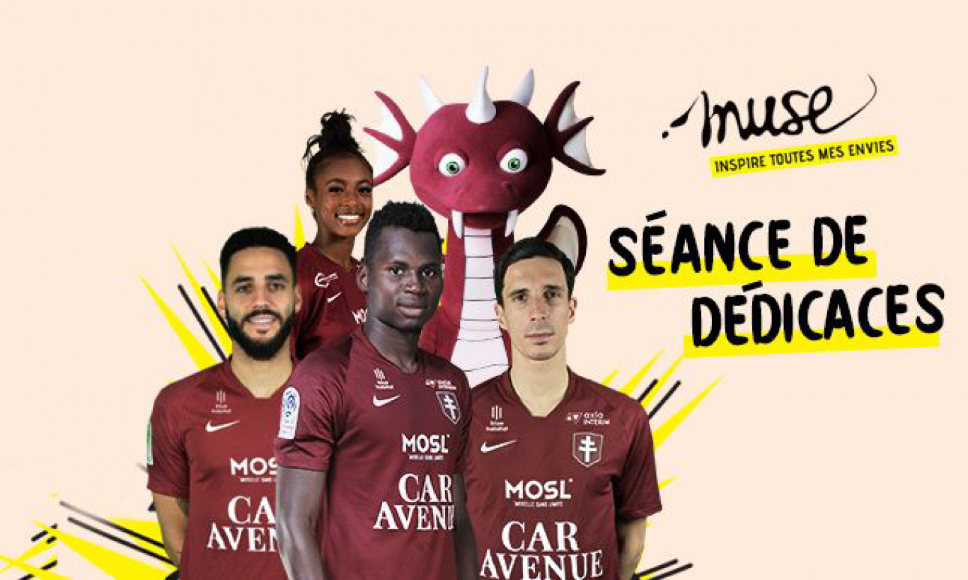 Les footballeurs du FC Metz à Muse