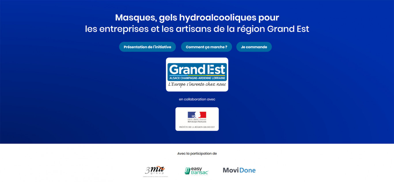 Région Grand Est : Market Place en ligne