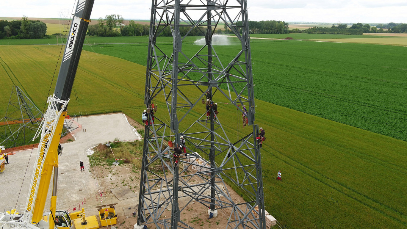 RTE (Réseau de transport d’électricité) entend investir 49 M€ dans la région cette année. Crédit photo : RTE. 