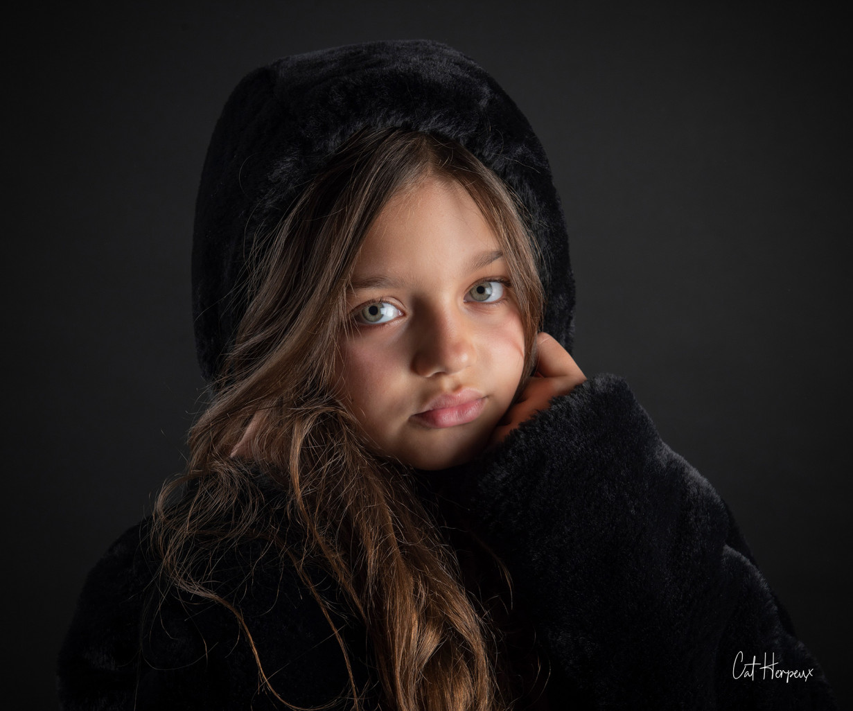 Catherine Herpeux réalise des portraits d’enfants qui sont à la fois uniques et particuliers. Crédit photo : Catherine Herpeux.