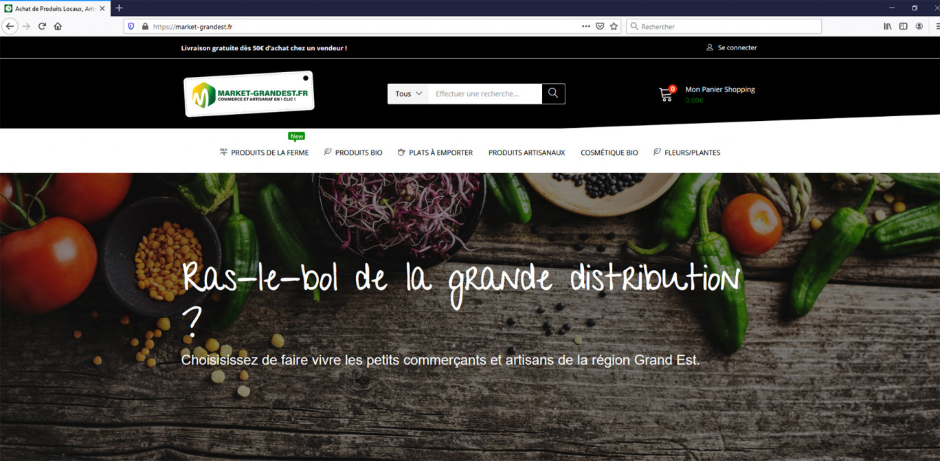 Market Grand Est : Pour la défense du commerce local