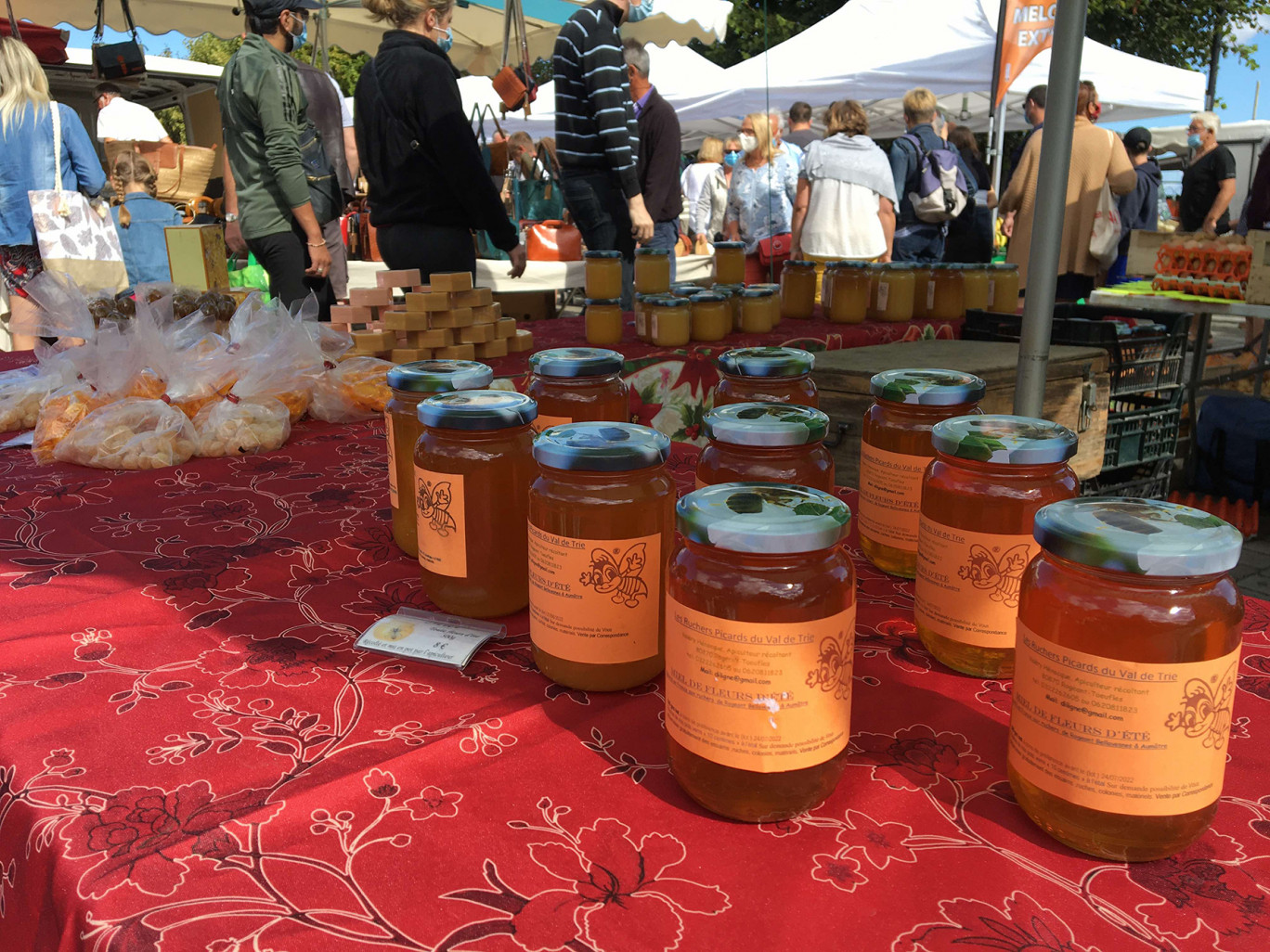 La France est le pays le plus consommateur de miel en Europe avec près 600 g par an, par personne, soit un marché annuel dépassant les 40 000 tonnes. Crédit photo : APM.